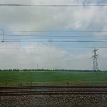 車窓から（オランダ側）