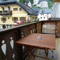 バルコニーからマルクト広場が見渡せる