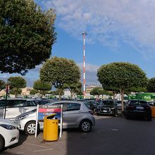 レンタカーターミナルの駐車場