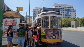 28番トラムの折り返し地点