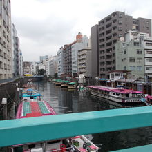 浅草橋からの神田川です。