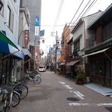 横丁の景観です。