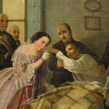 イザベル2世の救済病院への訪問