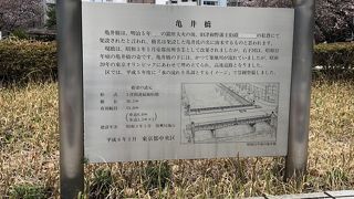 川は埋め立てられていますが・・・