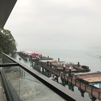 客室のバルコニー