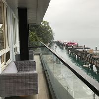 客室のバルコニー