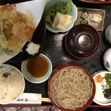 天ぷら割子定食