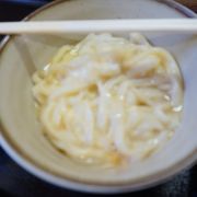 もっちりしゅるん！の美人な麺！テーブルも多くなって、子連れにも利用しやすくなったよ！