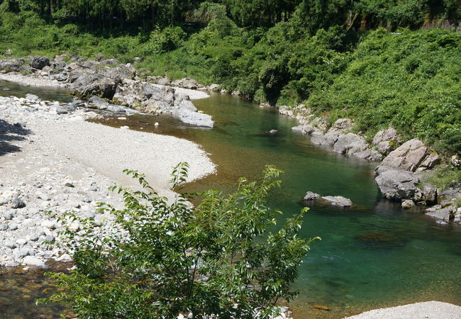 板取川がきれいです