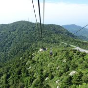 雲仙温泉街と平成新山を眺めることができます