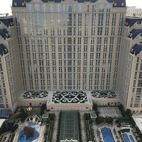 展望台から見たいホテル。 プールがなかなか良さそう！