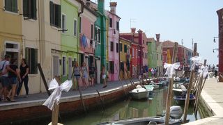 ブラーノ島のレストラン