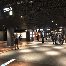 天神駅のあたり