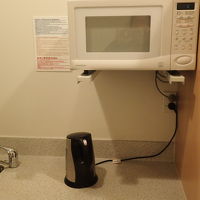 キッチンと電子レンジが付いています