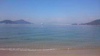 広島市内から近いきれいなビーチです