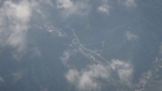 やった！　空から見えた！