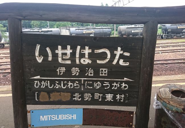 北勢線阿下喜駅に近い