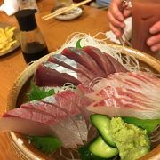 お魚が美味しい