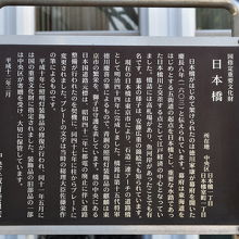 日本橋由来記の碑 