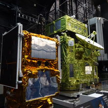 スペースドーム内の展示
