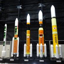 スペースドーム内の展示