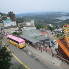 汽車路　九&#20221;老街　台北からのバス停