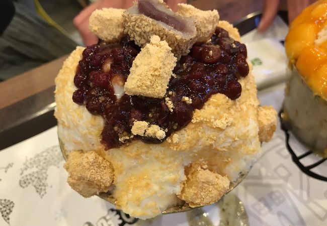 美味しいきなこのかき氷