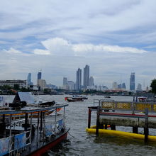 ワットアルン船着き場からの風景