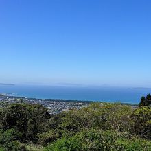 山頂近くの絶景スポット