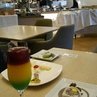 夕食は3Fレストランでバイキング