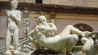 庭園のような噴水