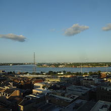 ホテルの上からのながめ