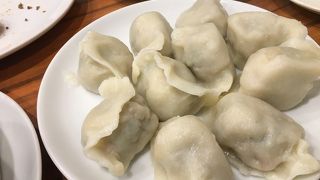 水餃子が美味しい