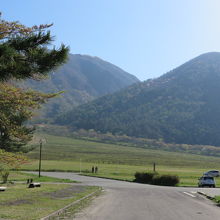 駐車場前の風景