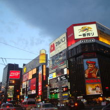 すすきのの様子