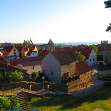 高台から見た旧市街