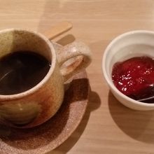 ゼリーとコーヒー