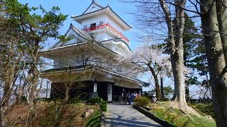 久保田藩の佐竹氏の居城であった平城