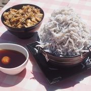 インスタ映えのしらす丼もいいけど、わさびスープとあわしま丼がおすすめ