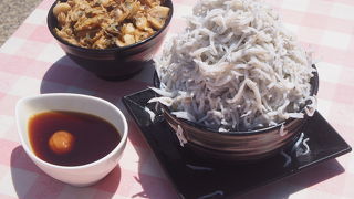 インスタ映えのしらす丼もいいけど、わさびスープとあわしま丼がおすすめ