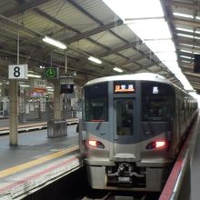 JR阪和線　天王寺駅普通電車鳳之