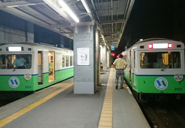 あすなろう鉄道の始発駅