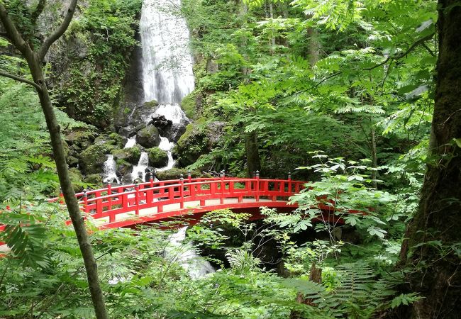 神社の奥には…