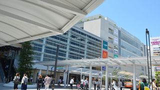 駅前が再開発で一新されました