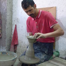 職人の腕前を披露