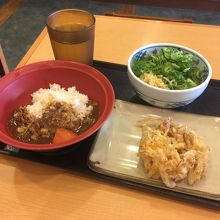 カレーかき揚げセット