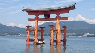 海に建つ大鳥居