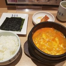 スンドゥブセット@980円