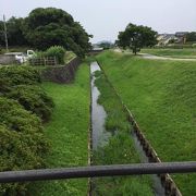 萩博物館から北の総門へ