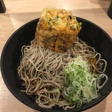 冷しかき揚げ蕎麦